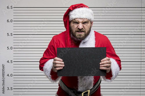 Bad Santa Claus pointing on you, concept christmas