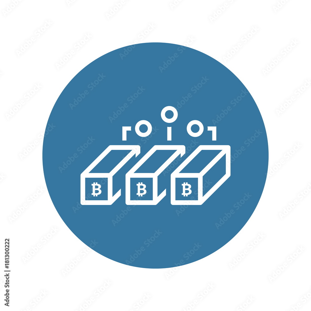Bitcoin Mining Icon. Bitcoin Mining Icon.