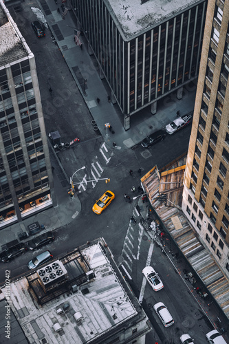 Taxi in Intersection