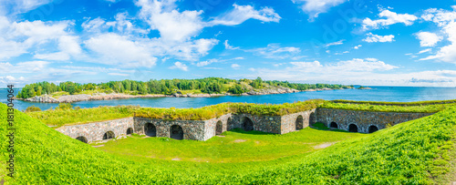 Suomenlinna fortress in Finland. photo