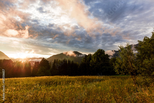 Sonnenuntergang Landschaft