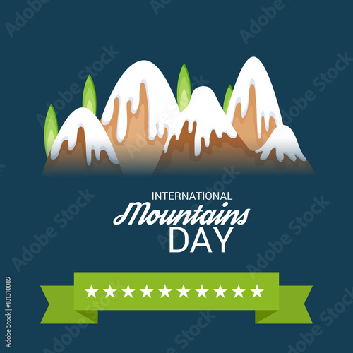 International Mountains Day.