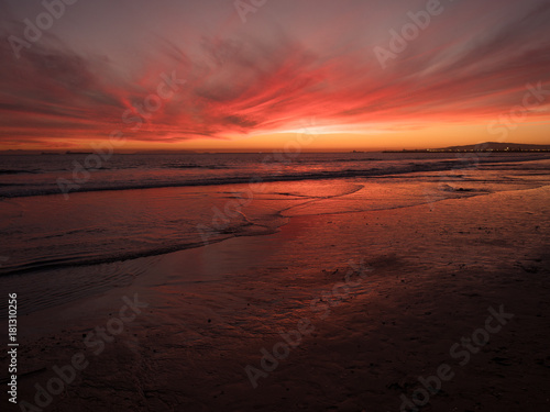 Sunset at Seal Beach