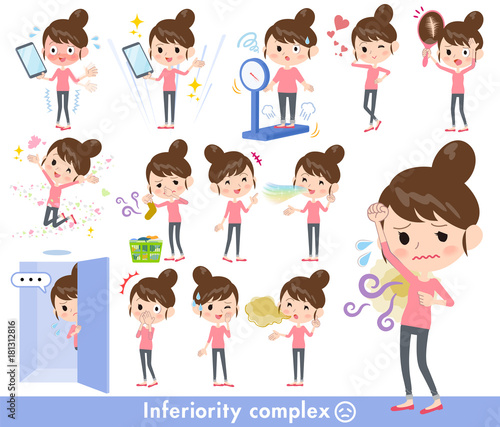 Bun hair mom Pants style_complex