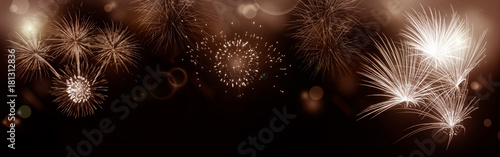 Fireworks and background