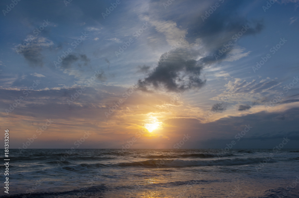 Sea waves and sky sets