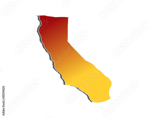 california map vector