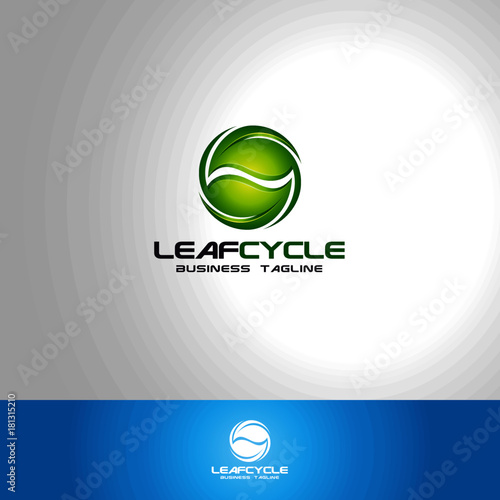 Leaf Cycle - Nature Logo Template