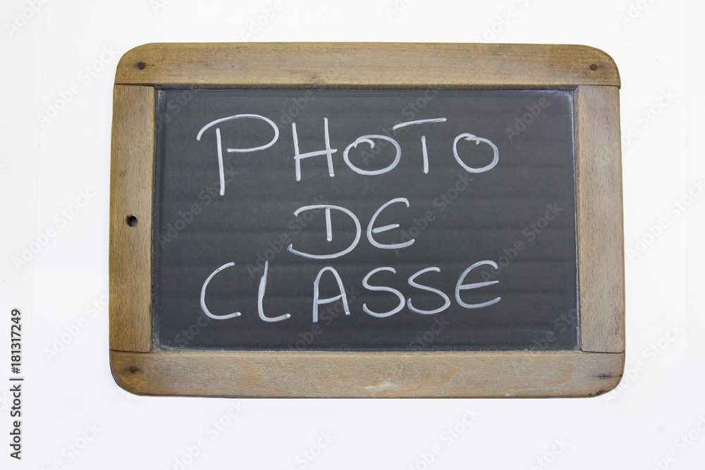 Fototapeta premium ardoise photo de classe