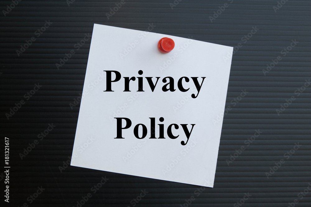Privacy policy concept Privacy policy concept