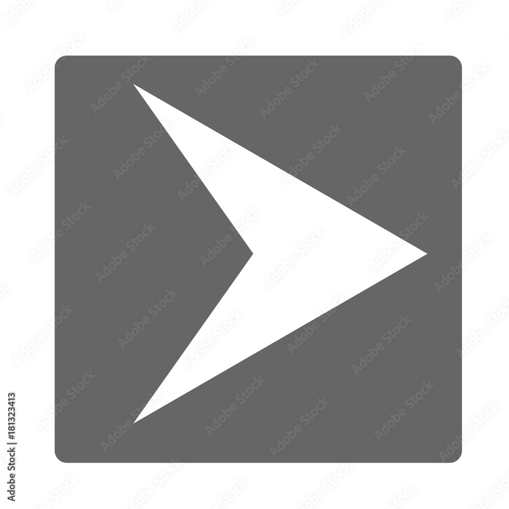Pointer, arrow in modern flat style. Arrow button isolated on white background. Symbol for web design, site, app, UI. Pointer, arrow in modern flat style. Arrow button isolated on white background. Symbol for web design, site, app, UI.
