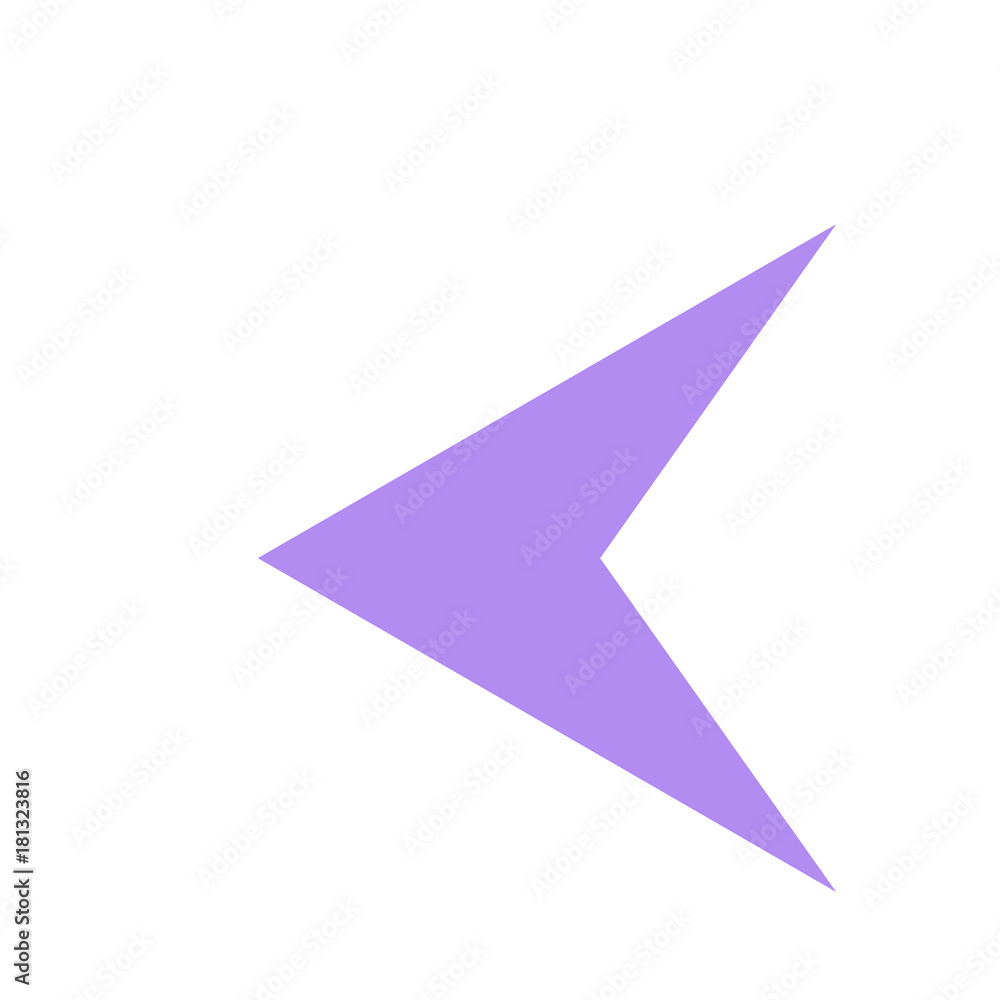 Pointer, arrow in modern flat style. Arrow button isolated on white background. Symbol for web design, site, app, UI. Pointer, arrow in modern flat style. Arrow button isolated on white background. Symbol for web design, site, app, UI.