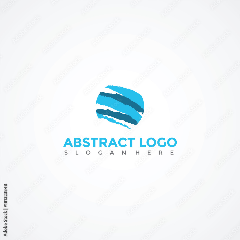 Abstract Globe Logo Template. Vector Illustrator Eps. 10