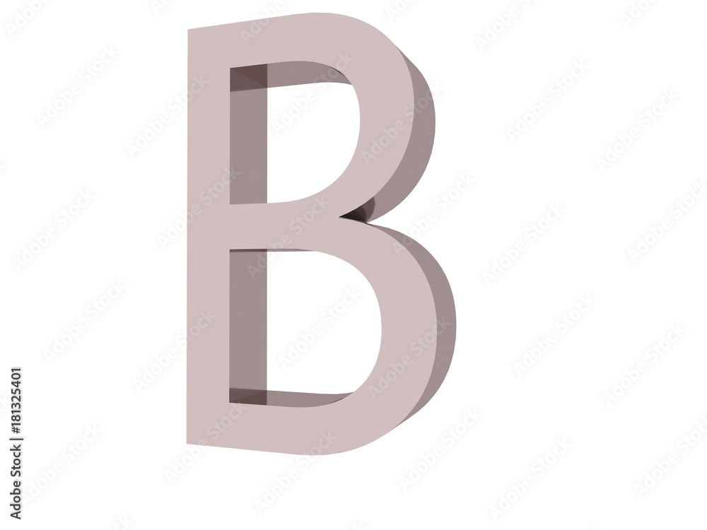 Obraz premium alphabet argent brossé