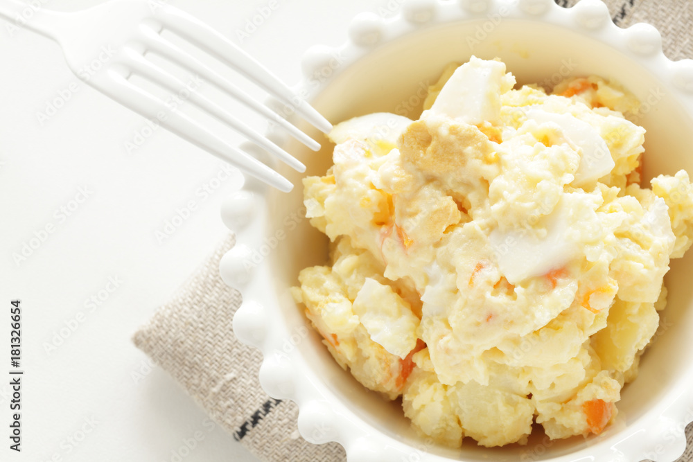potato and carrot egg salad
