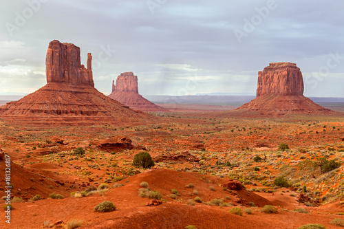 View of Monument Valley Desert