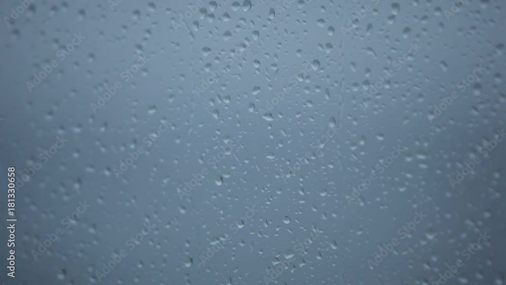 Close Up Of Rain drops on Window Close Up Of Rain drops on Window