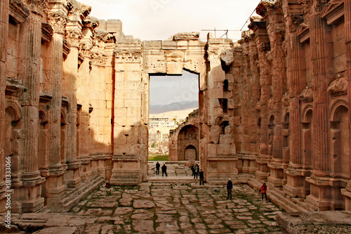 Baalbek - ruins of ancient Phoenician city photo