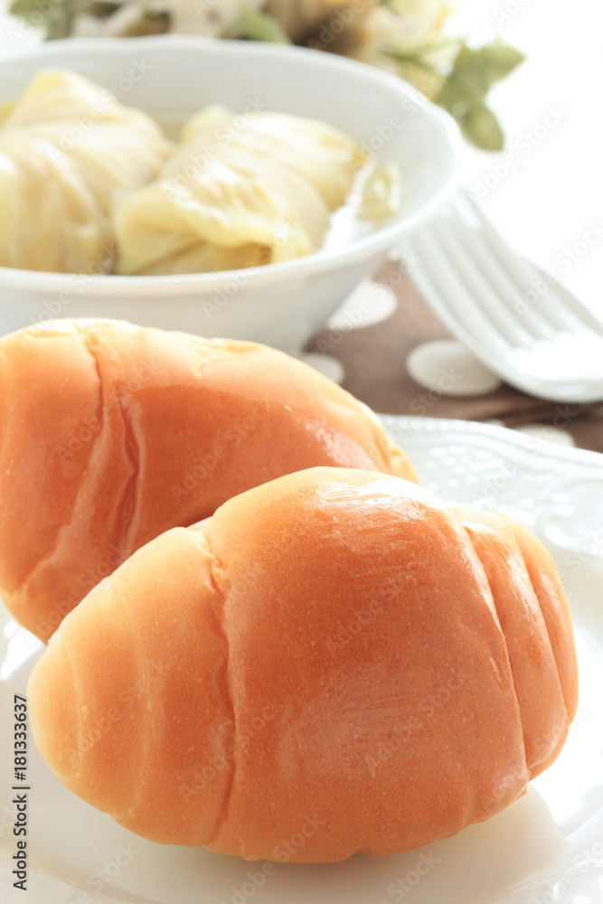 roll bread and stuffed cabbage soup roll bread and stuffed cabbage soup