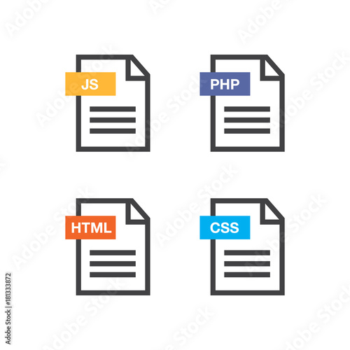 Icon paper file. File Icons. Document icon set