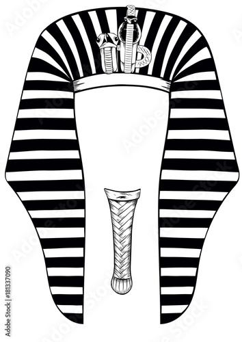 Canvas-taulu Egyptian Pharaoh template