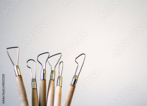 Εκτύπωση καμβά Tools for sculpting from polymer clay