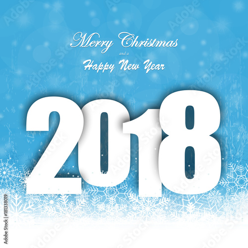 snow fall background for christmas and New Year 2018