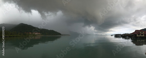 Panorama from a tropical rain shower © TravelTelly