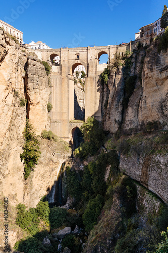 View of the New Bridge of Ronda