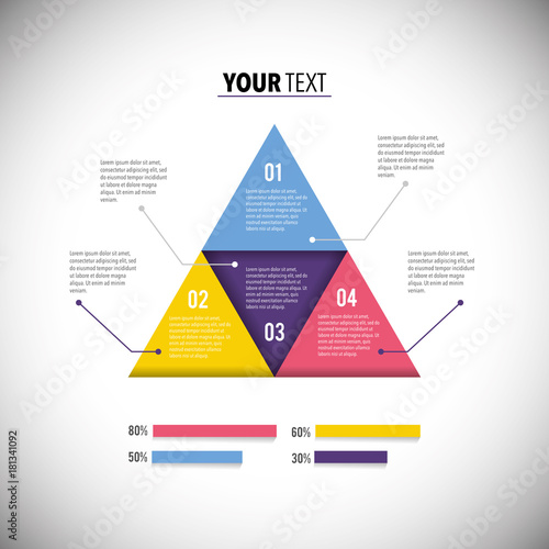 business diagram with infographic information report