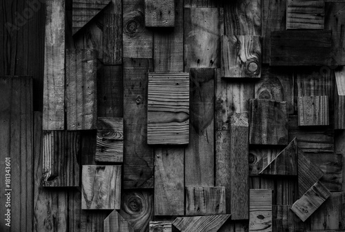 Black wood texture for background.Black crate wood texture