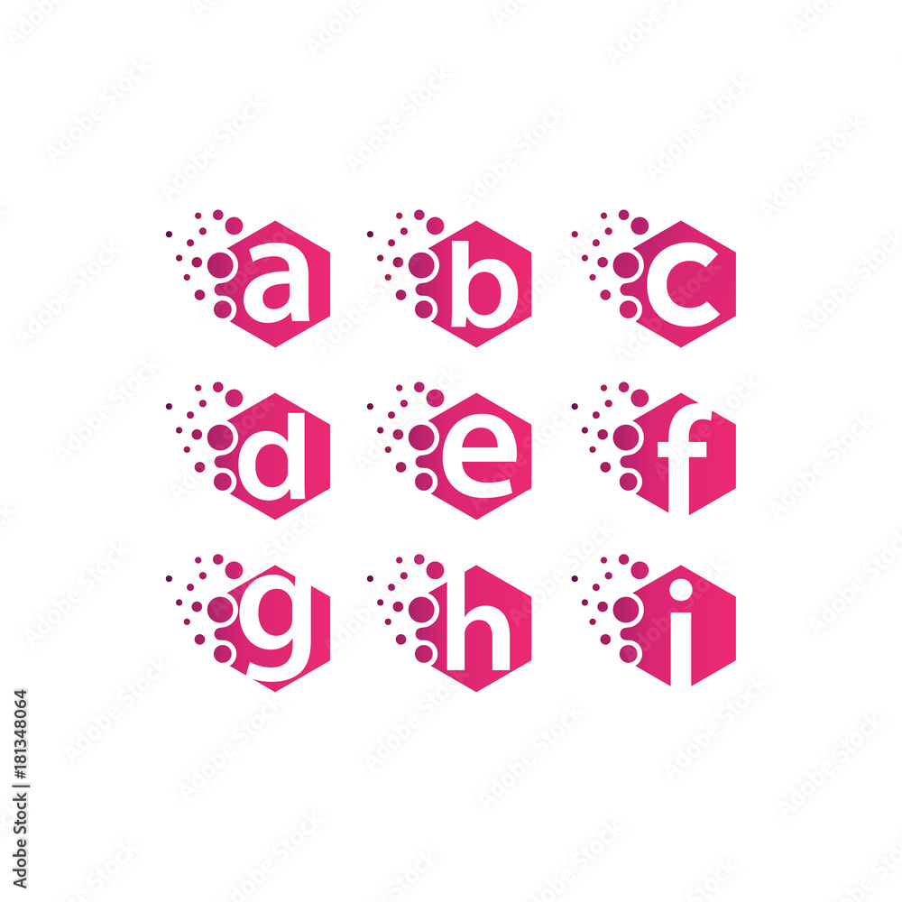 Fototapeta premium hexa tech - logo template