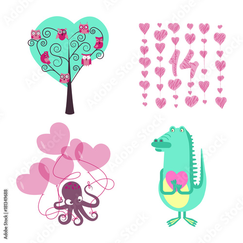 love elements for Valentines day