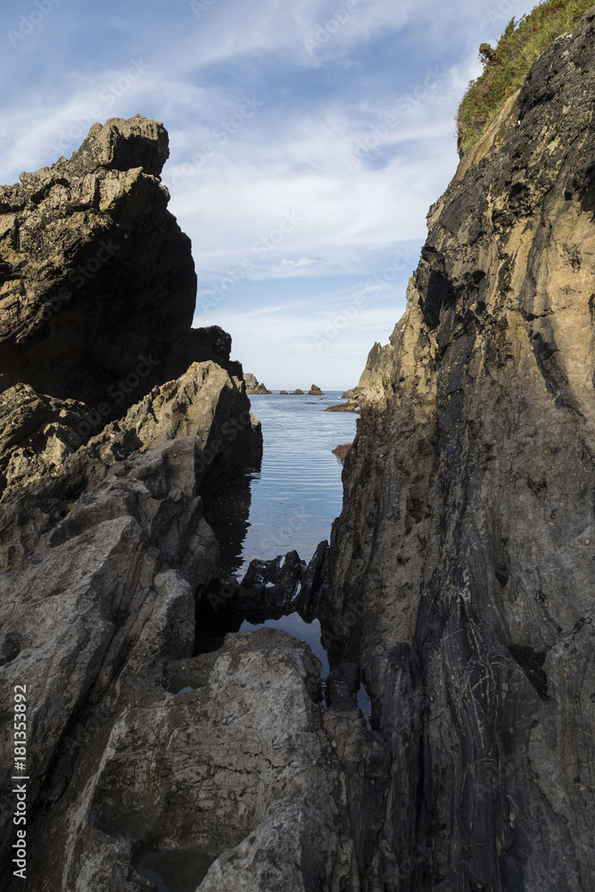 coast of asturias in spain.