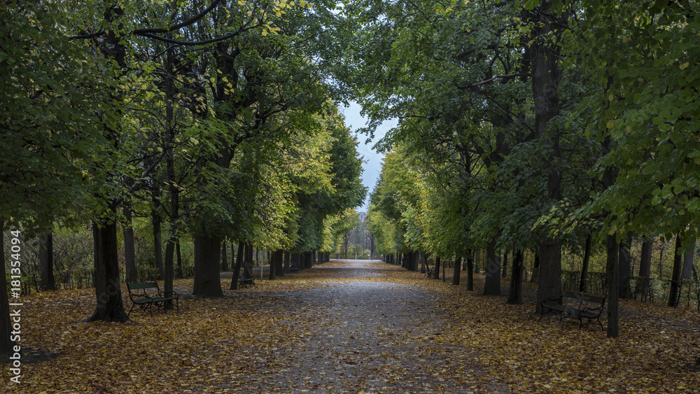 Gardens of the Vienna Summer Palace.