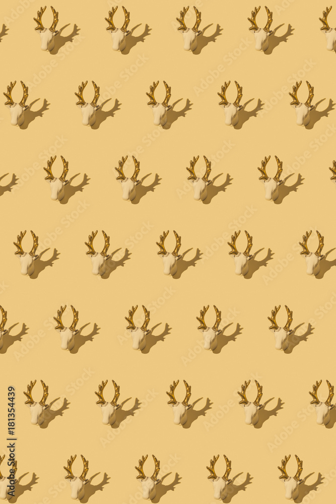 Fototapeta premium Deer repeated