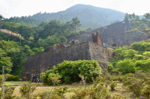 日本 愛媛県 新居浜市 マイントピア別子 東平ゾーン Japan Shikoku Ehime Niihama Besshi copper mine ruin