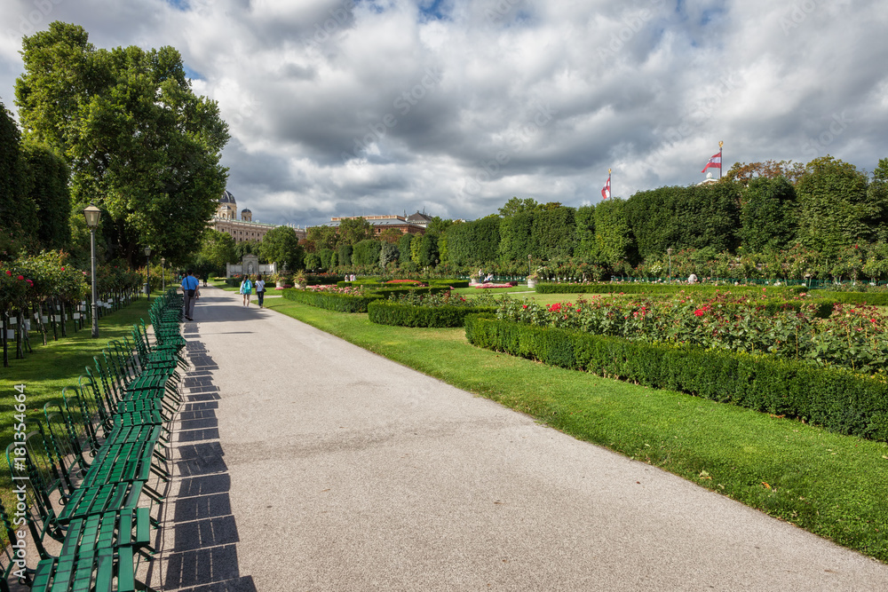 Volksgarten Garden in Vienna