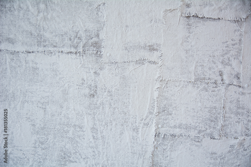 Background of the old designer cloth wall.