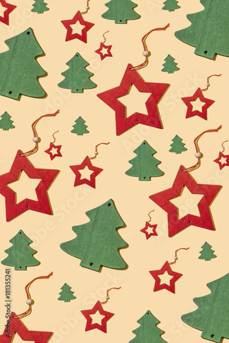 Christmas pattern repeated background