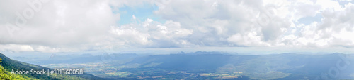 panirama lanscape mountain with cloud photo
