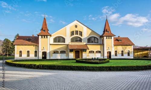 Historic building of national stud farm, Topolcianky, Slovakia photo