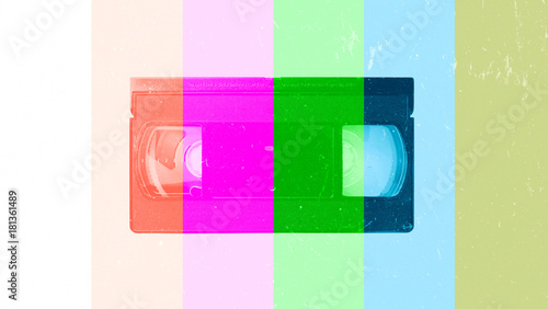 Old video cassette 