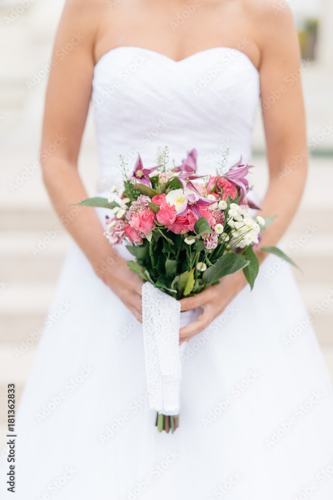 Wedding bouquet of the bride, the wedding bouquet, wedding floristry Wedding bouquet of the bride, the wedding bouquet, wedding floristry