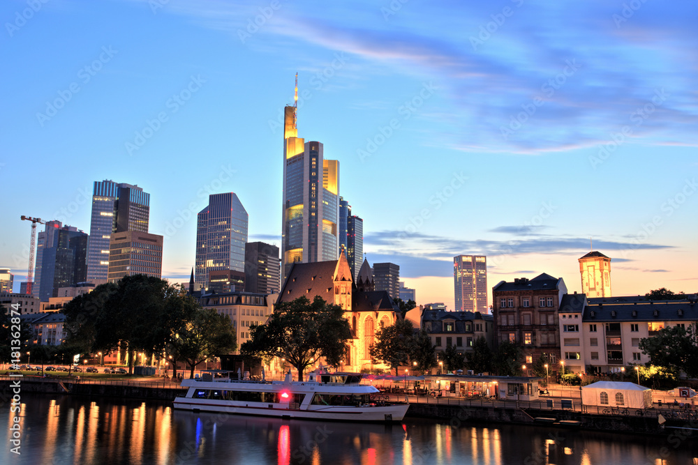 Fototapeta premium Frankfurt am Main Downtown Cityscape