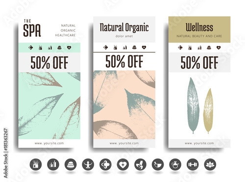 Spa creative cards