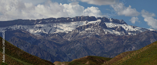 Panoramic mountain range in Surkhandarya region.Uzbekistan