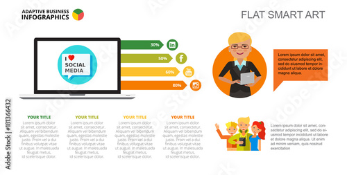 Horizontal Bar Diagram Slide Template
