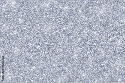 Silver glitter holiday background