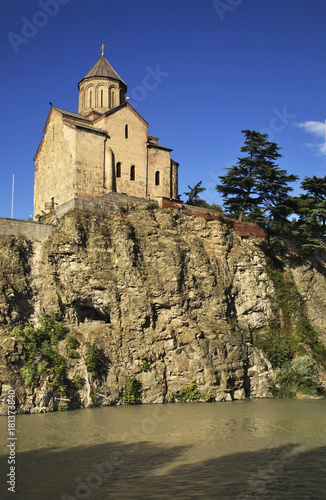 Assumption church in Metekhi. Tbilisi. Georgia